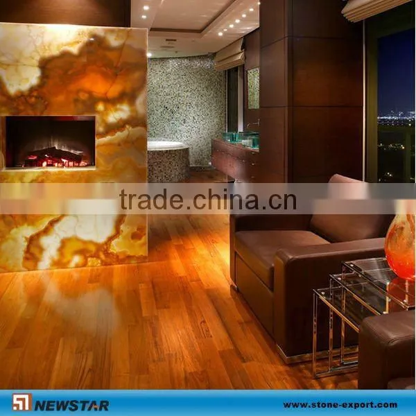 Newstar transparent backlit onyx glass