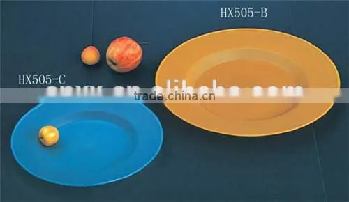 middle round plastic plate