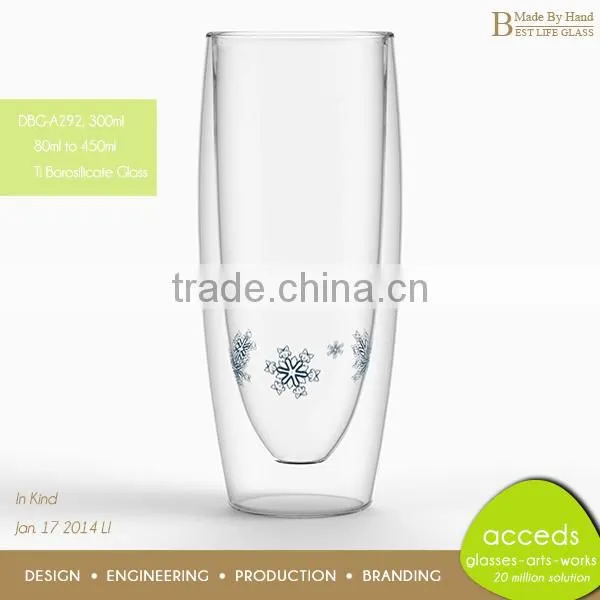 Unbreakable Drinking Glass Cup with Decal