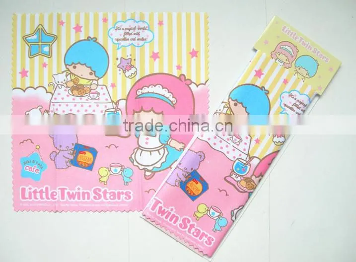 Microfiber Glass cleaning cloth/Eyeglass Cleaner