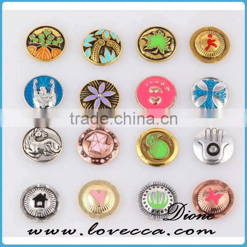 Fashion design 18mm metal snap button for leather bracelets, necklace