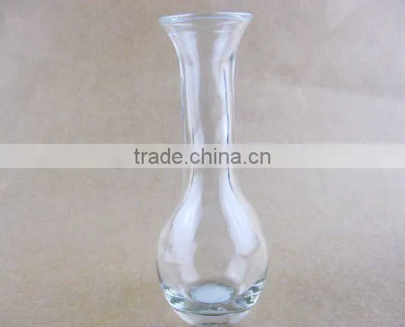Glassware,clear glass vase / flower bottle