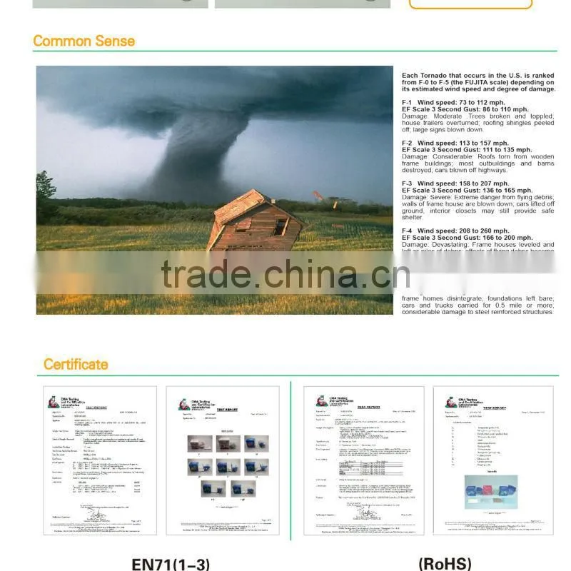 TORNADO Educational Science Kits / Create a Tornado
