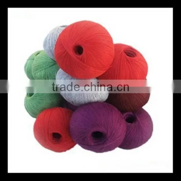 AA grade anti-insects dyed wool and acrylic blended buk yarn 30/70 for knitting 28nm