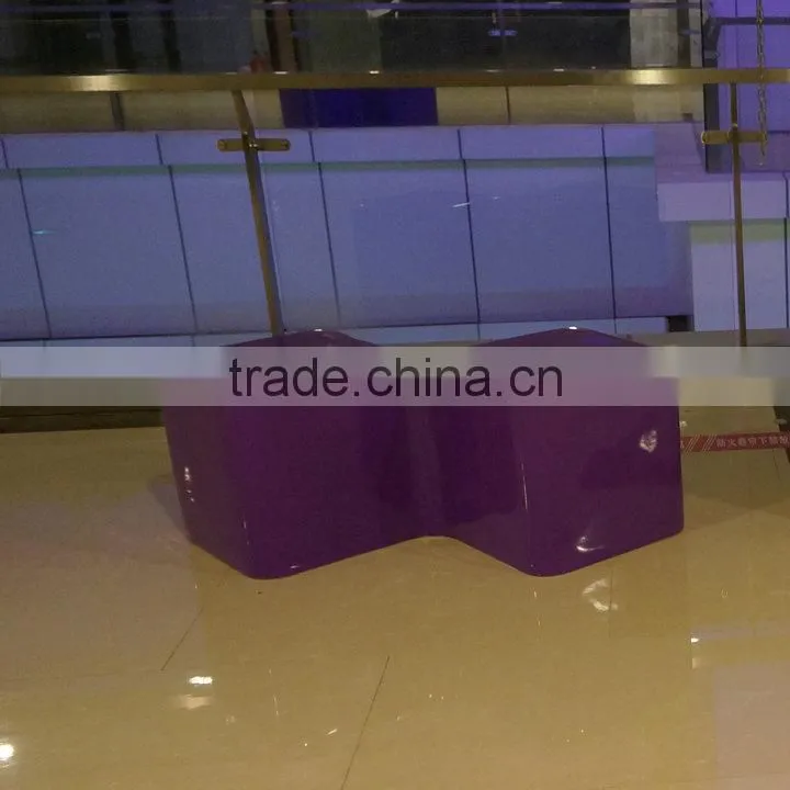 Fiberglass modern leisure chair for mall