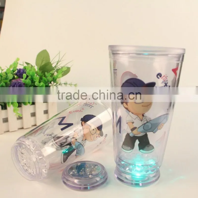 Personalized PS/AS 450ml reflective cup with customized logo