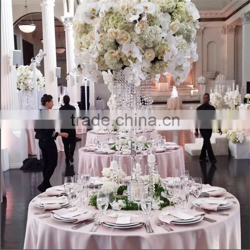 crystal flower stand for wedding table decoration
