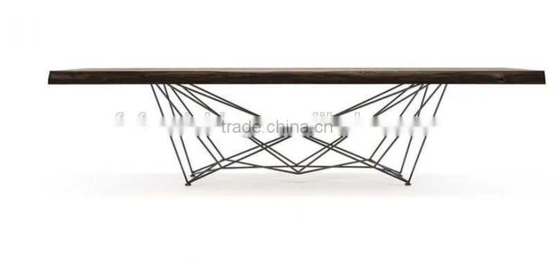 Momoda High_end Italian modern furniture personal customization 2.4M big size solid wood dining set contemporary dining table