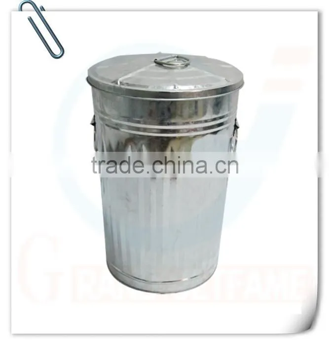 household decor big galvanized bucket with lid