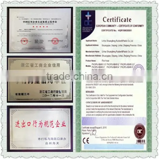 50mm 65mm 80mm fire fighting lay flat fire hose/ PU lining hose for fire fighting