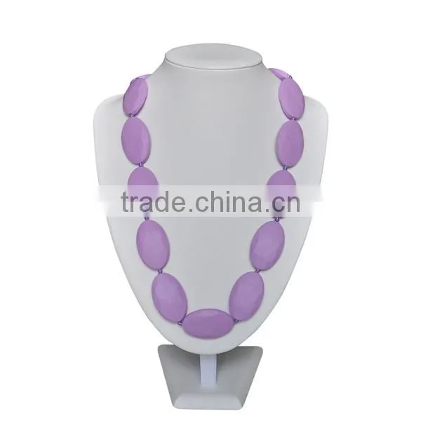 China novelty silicone teething necklace for babies