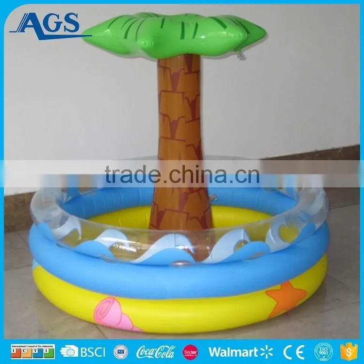 Hot sale blue inflatable cooler with colorful Inflatable Beach Ball