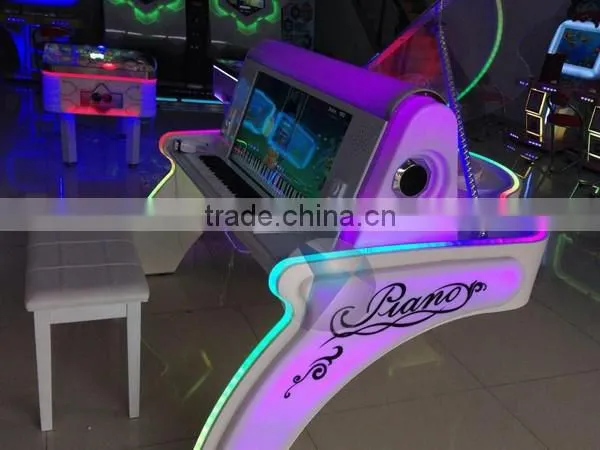 New arrived Simulator piano game machine For Kids coin operated piano keyboard game machine for sale