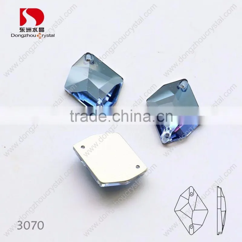Special k5 crystal machine cut sewing on flatback stone tear drop rhinestones