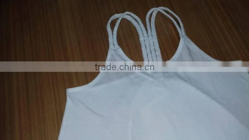 2016 sleeveless fashion ladies tops,wholesale women Halter top