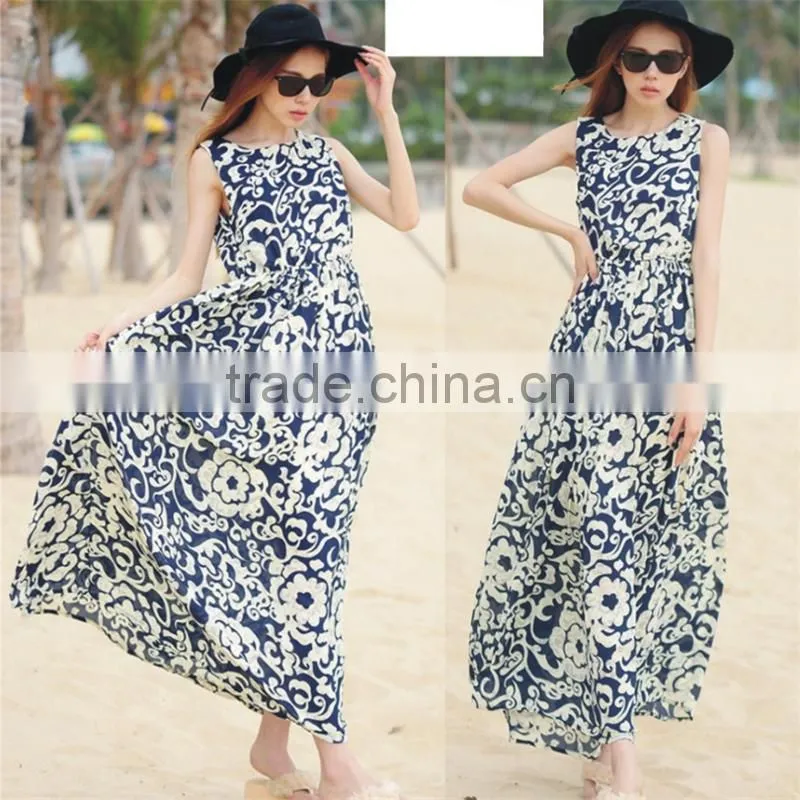 New summer ladies casual dress Woman Clothes Elegant Long Evening Party Women's Summer Dresses wholesale