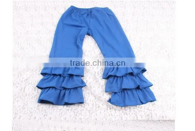 wholesale plus size fashion design loose women cotton knit ruffle pants