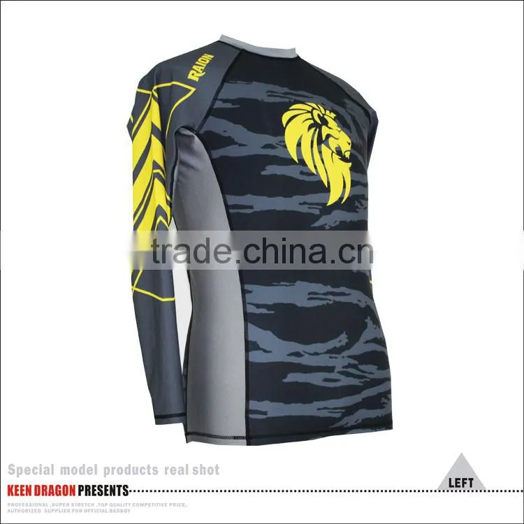 Bjj fightgear brazillian jiu jitsu longsleeve mma rashguards