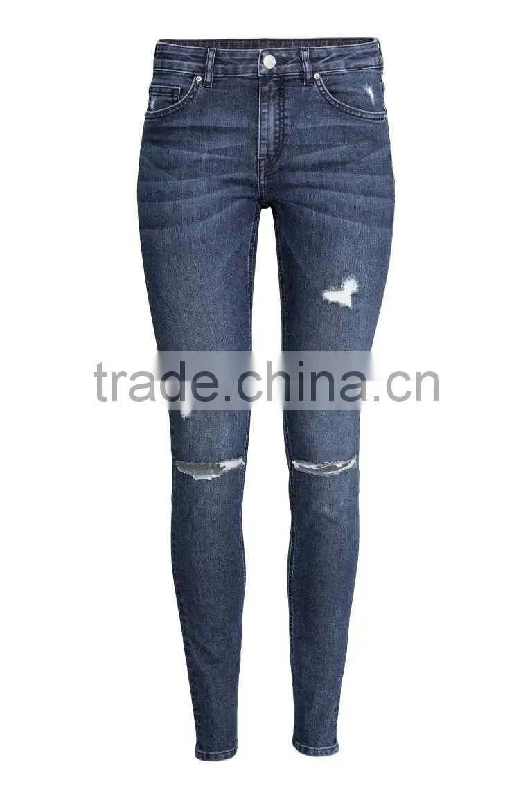 2016 summer women denim pants,women corpped jean,Superstretch trousers