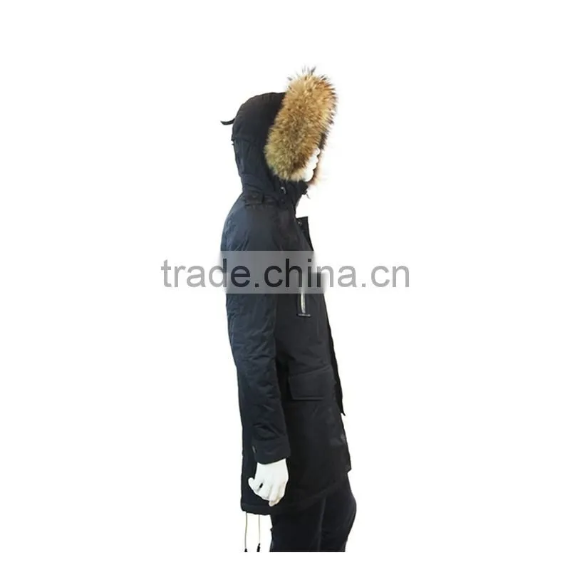 2014 2015 men's parka with hood