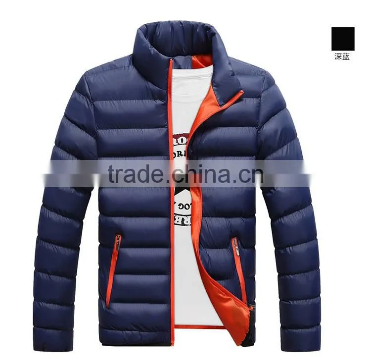 Winter Jacket Men 2016 Men Cotton Blend Coats Zipper Mens Jacket Casual Thick Outwear For Men Asia Size 4XL Clothing Male