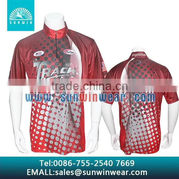 High quality fishing wear custome design fishing jerseys sublimated fishing shirt with zipper