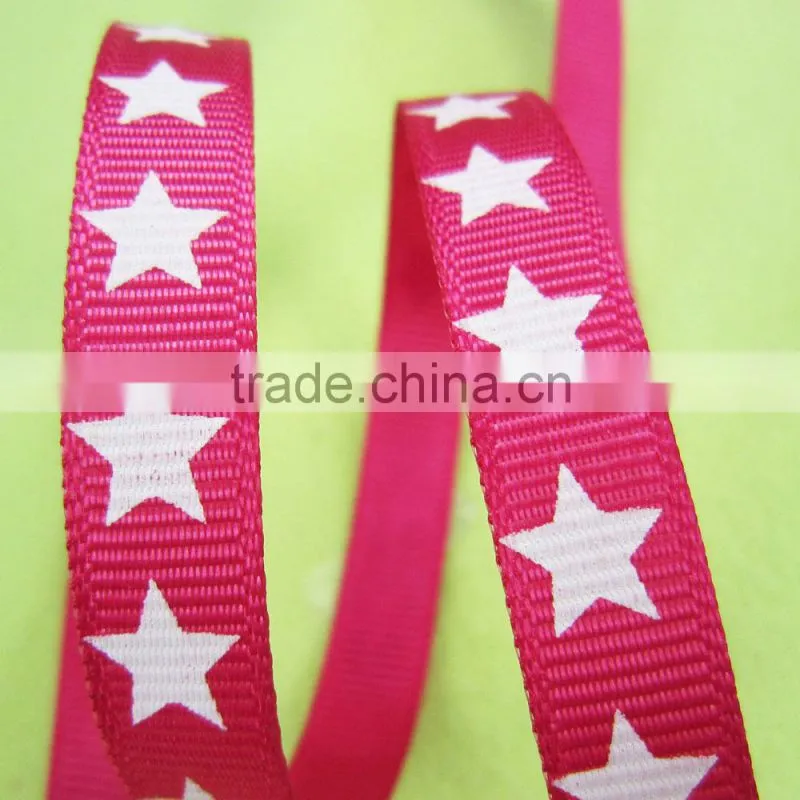 printed grosgrain decorative ribbon