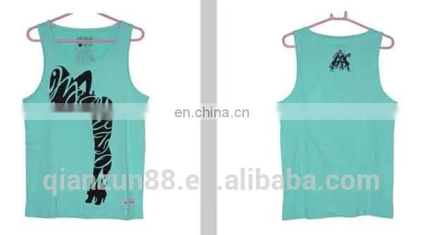 Mens Wholesale Blank Stringer Tank Top Custom