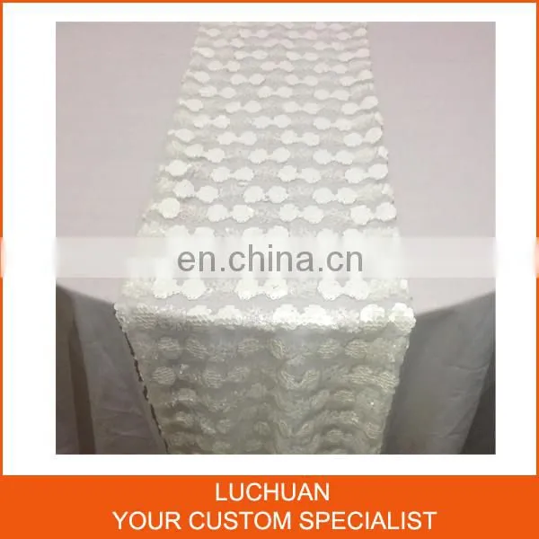 Fancy Wedding Or Christmas Decorative Crochet Table Runner