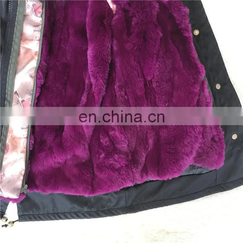 Newest Baby Products China Suppliers Child Genuine Rabbit Fur Kids Winter Clothes