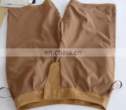 ladies loose short sheep leather pants