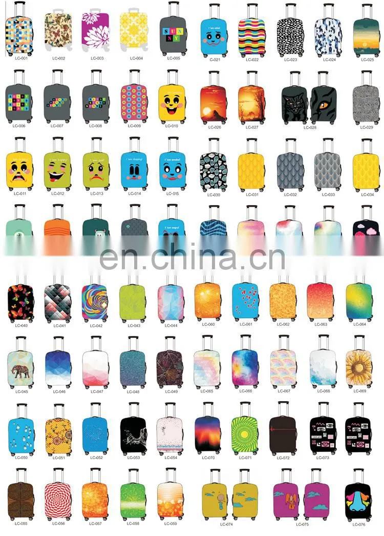 Wholesale foldable elastic hot selling luggage cover