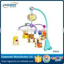 Soft and stuffed plush baby musical rotating toys
