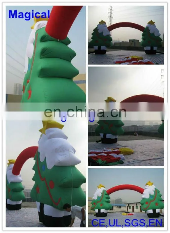 inflatable Christmas trees combo decoration/inflatable snowman