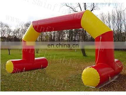 26 Ft "Finish" Inflatable Arch Archway Hexagon & Fan