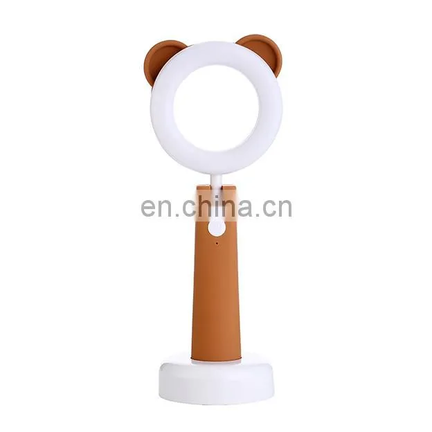 New USB rechargeable led lamp,cute cartoon Led night pet lamp,small desk lamp led for children