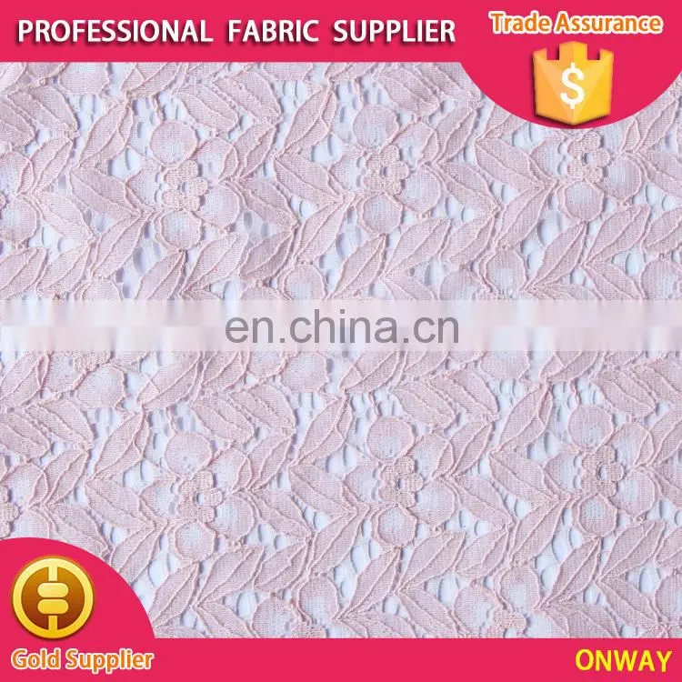 original design china textile women garment fabric nylon cord lace