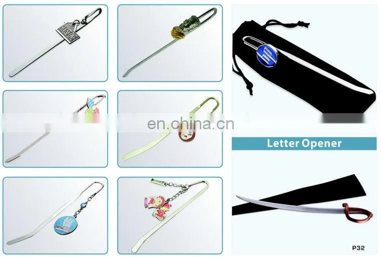 Round Special Metal Bookmark with tassel:
