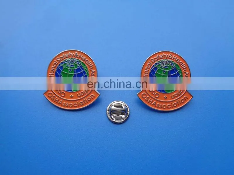 high quanlity university school logo customized special design soft enamel metal school badge with epoxy