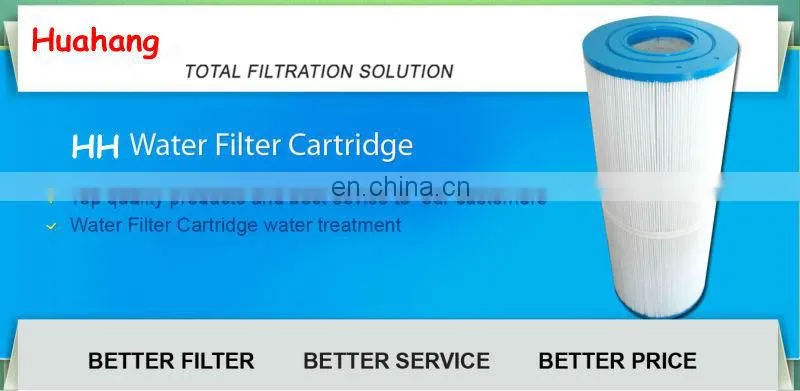 Factory supply 0.45,1,2,3,10 MICRON Polyester pleated swimming pool spa cartridge filter