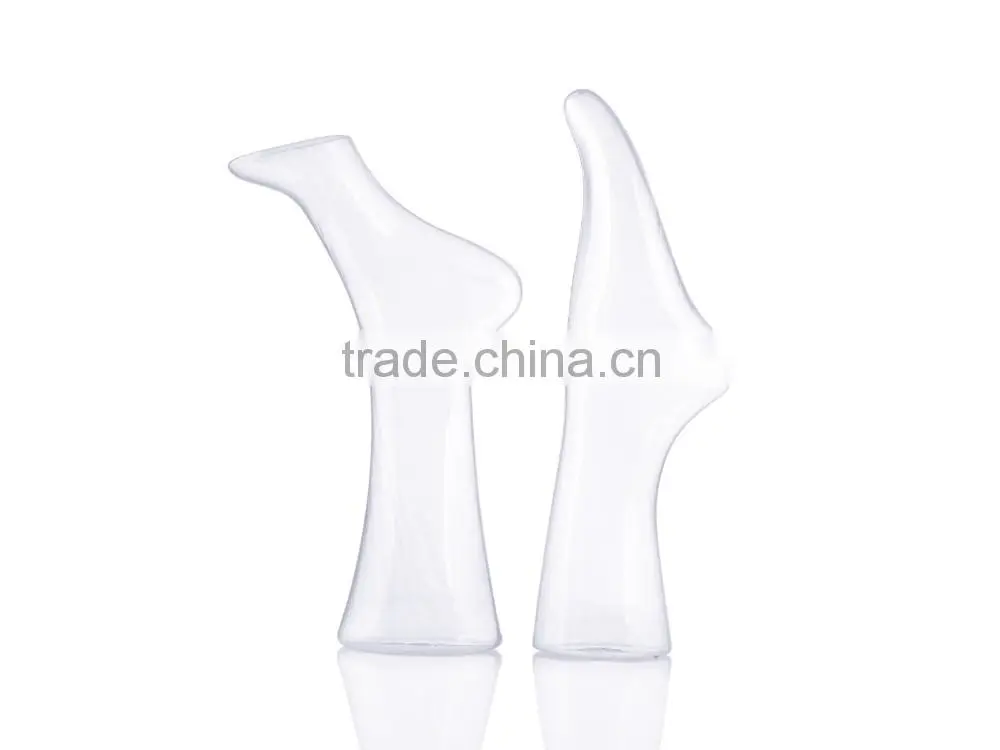 Plastic Foot Mannequin for Sale Dispaly socks/shoes feet transparent mannequin Model M0026-RJ5/6