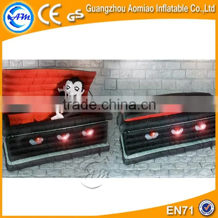 Party decoration halloween inflatable coffin vampire accessories