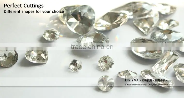 0711C China good quality loose glass stone, China wholesale glass stone, low factory price glass stone for apparel