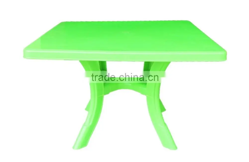 Popular removable Square plastic dining table