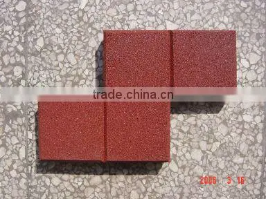 Interlocking Z-Brick Rubber Tile/ Garden paver