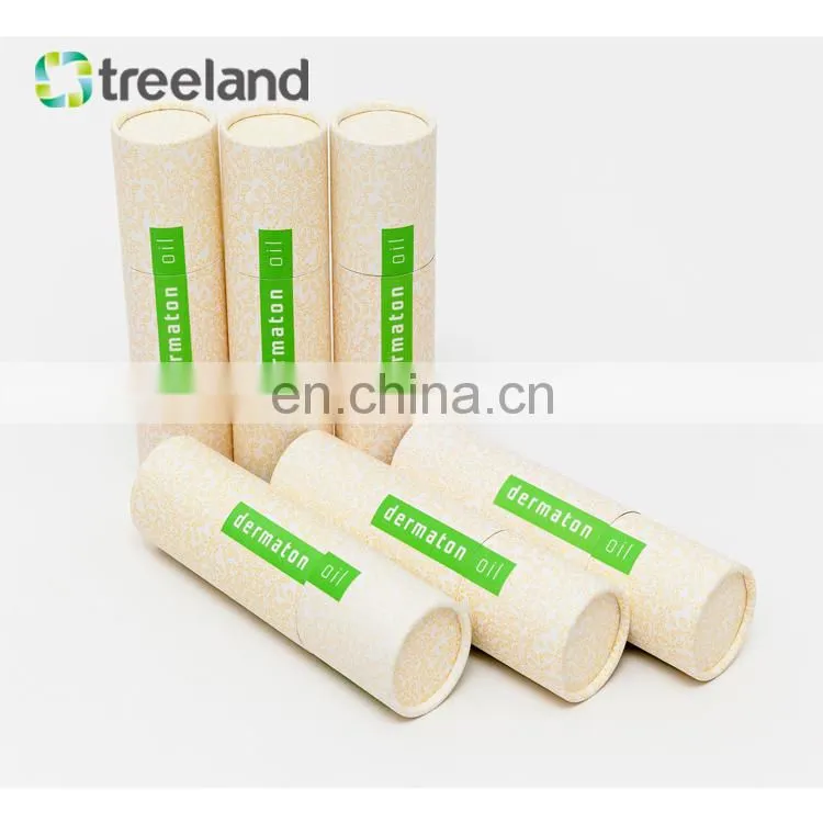 Eco friendly oil paper packaging tube custom paper cardboard tube