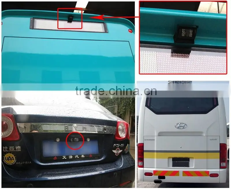 cctv camera system dual cam car rear view waterproof camera ccd backup camera