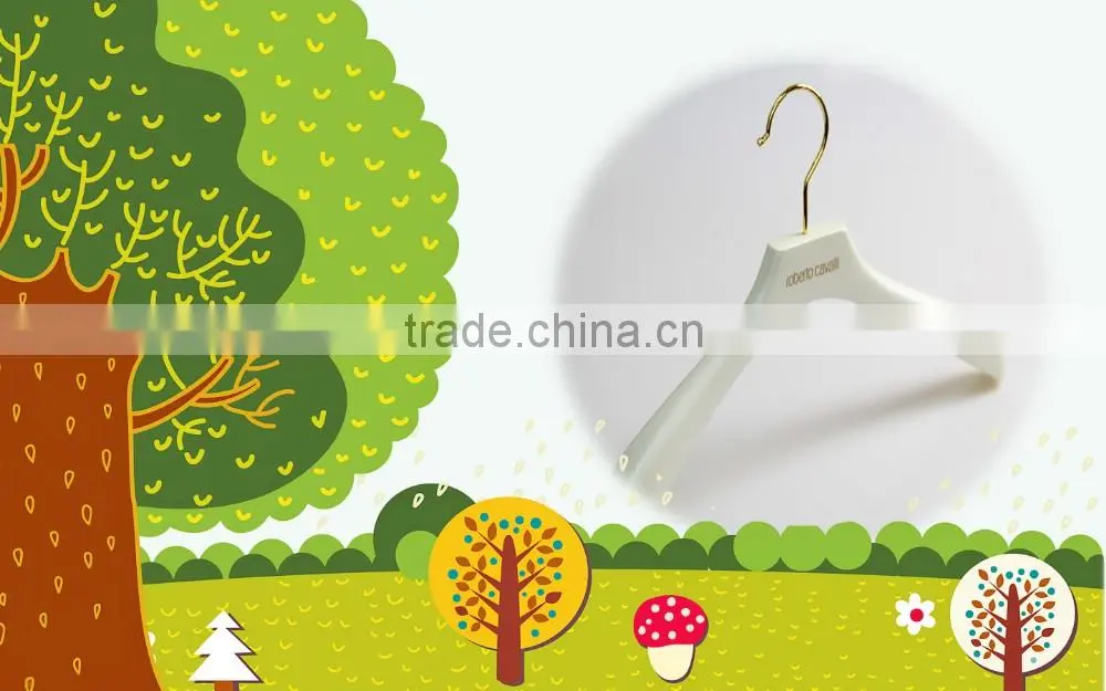 cute wooden clothes hanger for kids