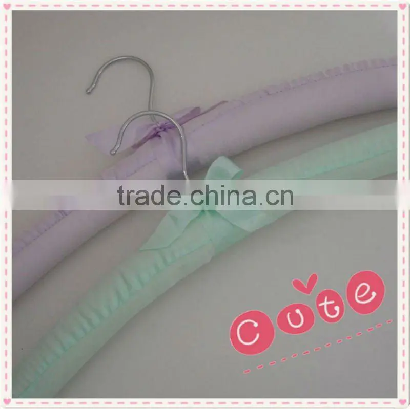 AT56 colored satin hanger for clothes