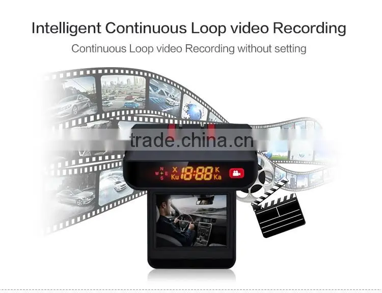HD Full 1080P Car Radar Detector dash cam